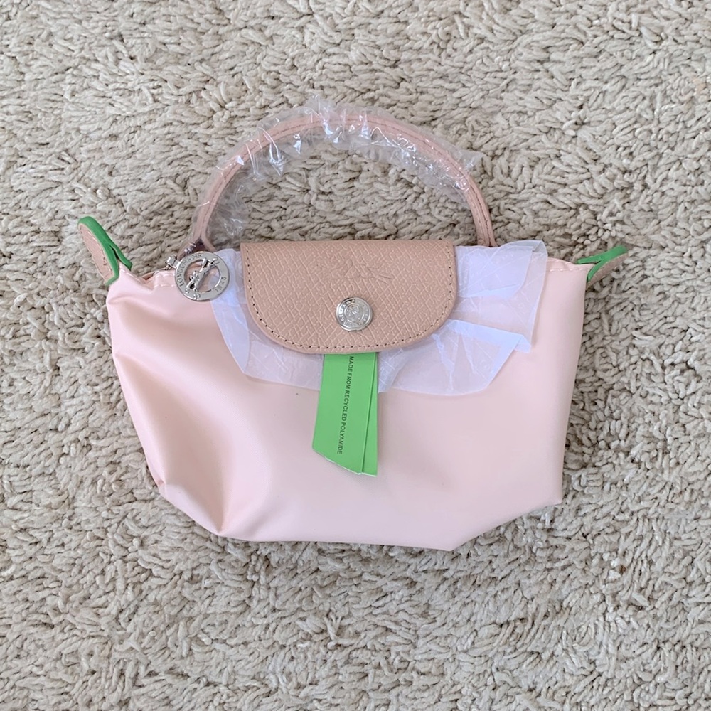Mini longchamp le pliage light pink